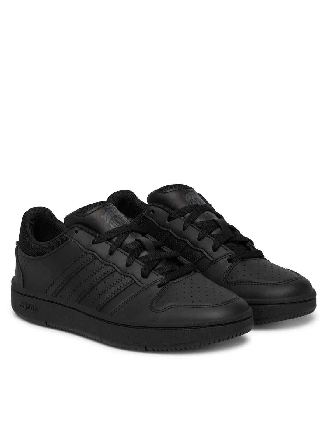 Кроссовки для мальчика Hoops Classic Adidas, черный — фото 2