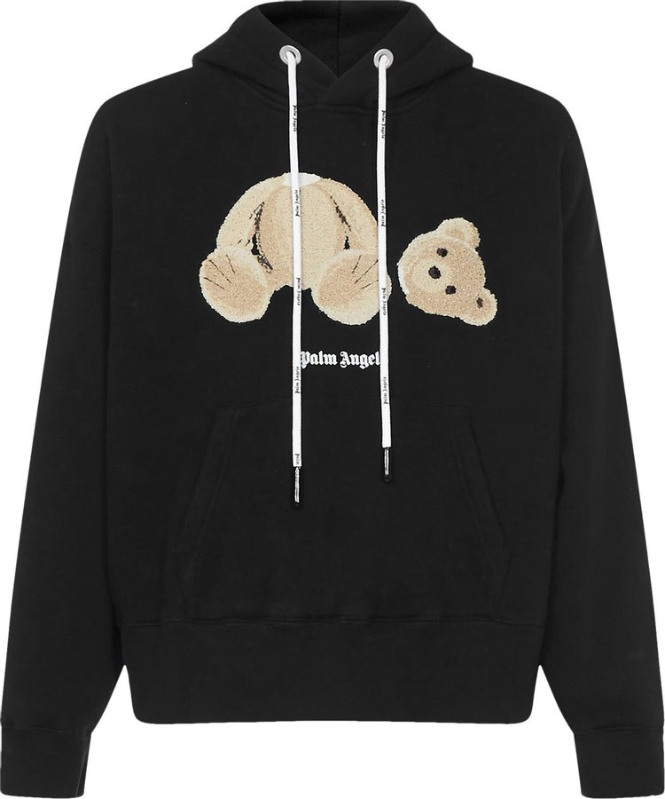 

Худи Palm Angels Bear Hoodie 'Black/Brown', черный