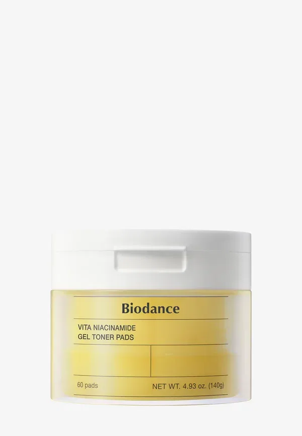 Тонизирующие подушечки Vita с ниацинамидом, 60 штук - тоник 140 г Biodance