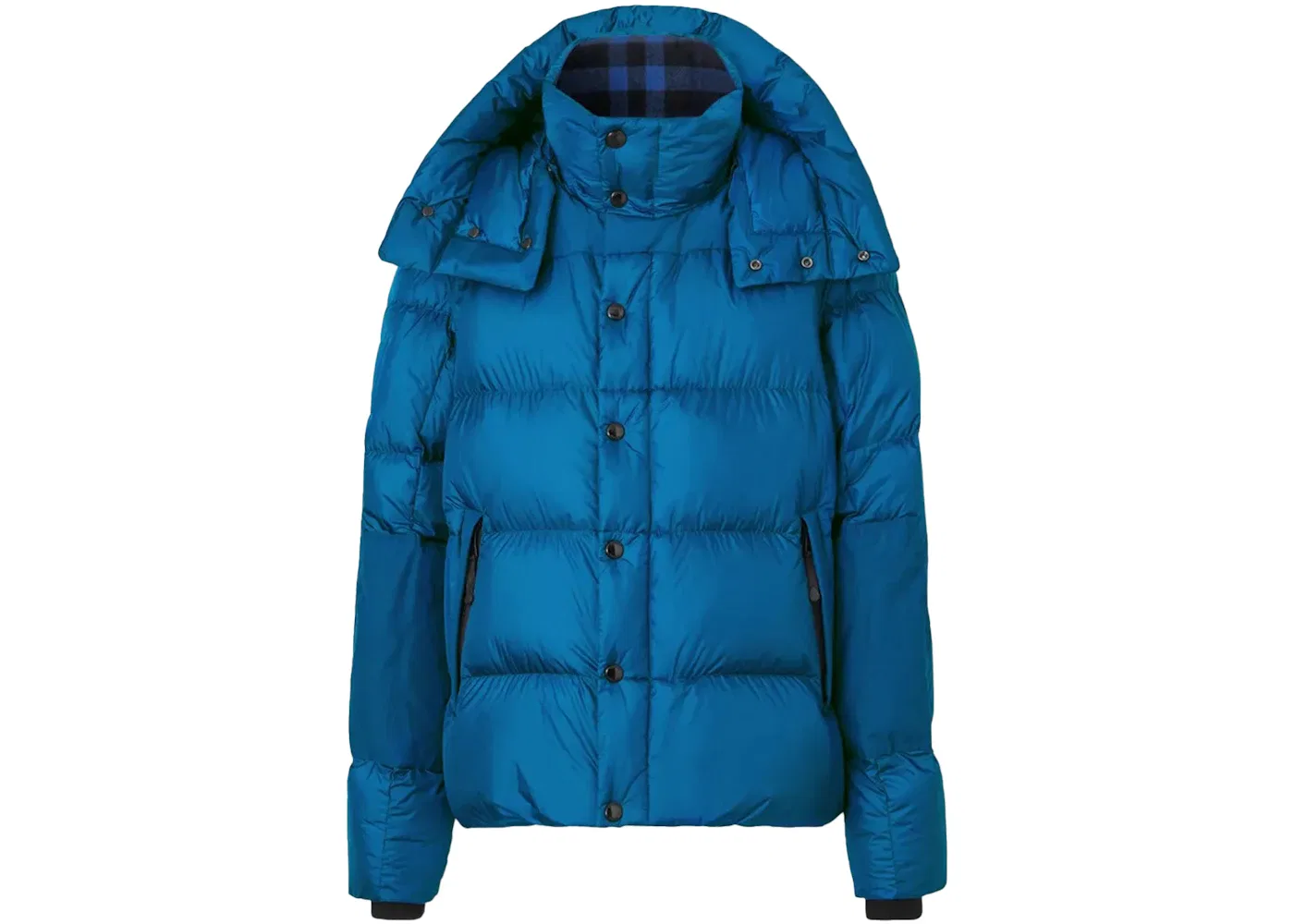 Мужская куртка-пуховик с капюшоном и отстегивающимися рукавами Burberry, Midnight Navy