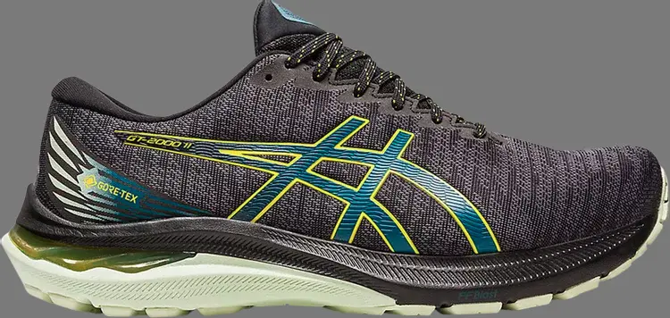 

Кроссовки gt 2000 11 gore-tex 'black ink teal' Asics, черный