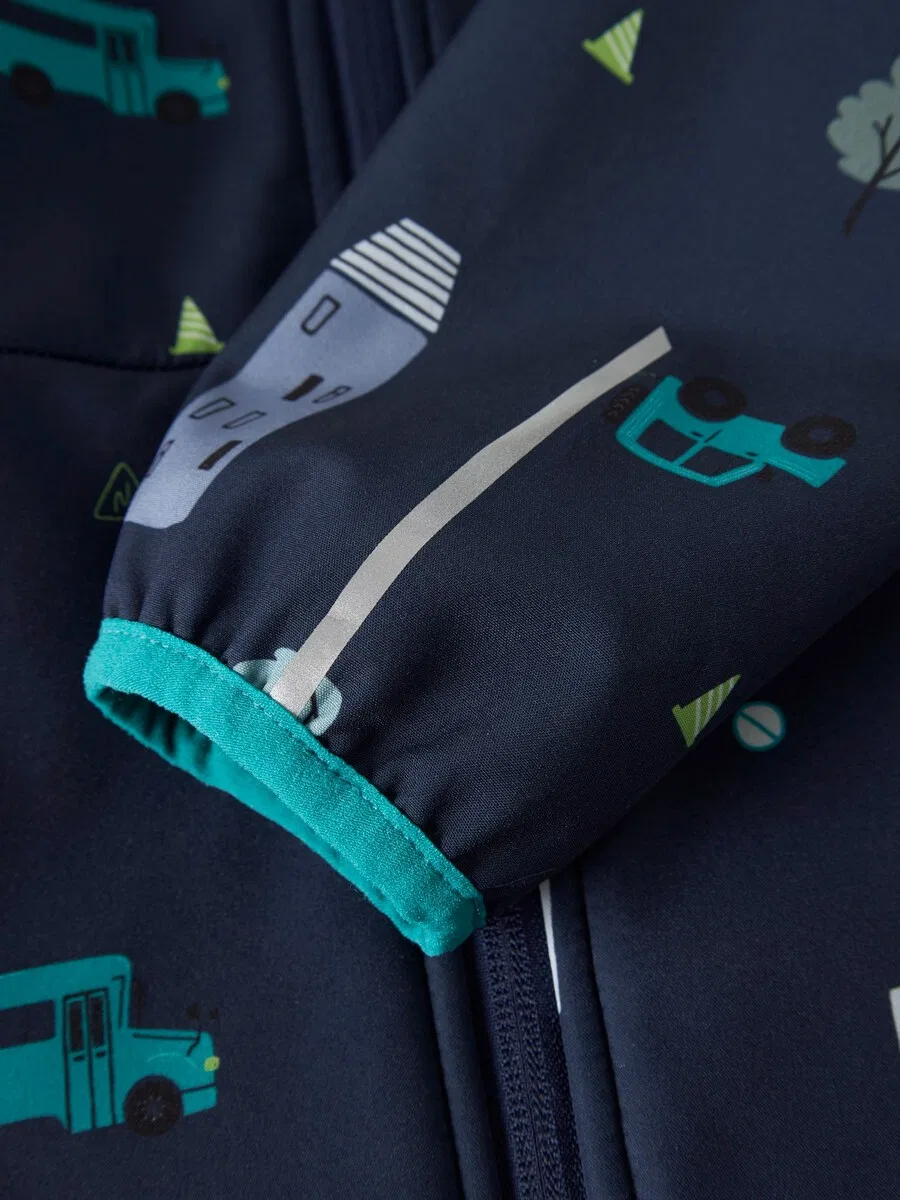 Куртка NAME IT Performance Jacket 'NMMMALTA05' в темно-синем и лазурном цветах — фото 3