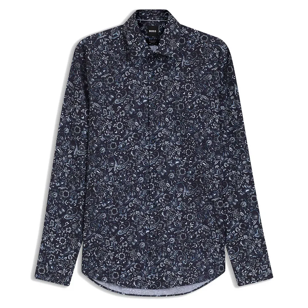 Рубашка с длинным рукавом Joe Boss, синий