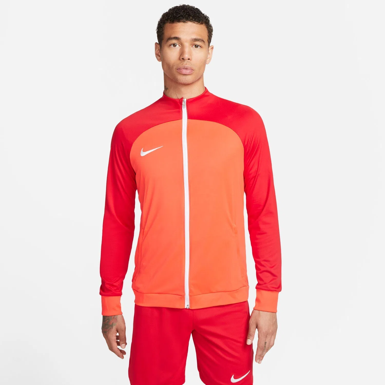 Мужская тренировочная куртка Academy Pro Dri-Fit Nike, Rot Bordeaux Weiss