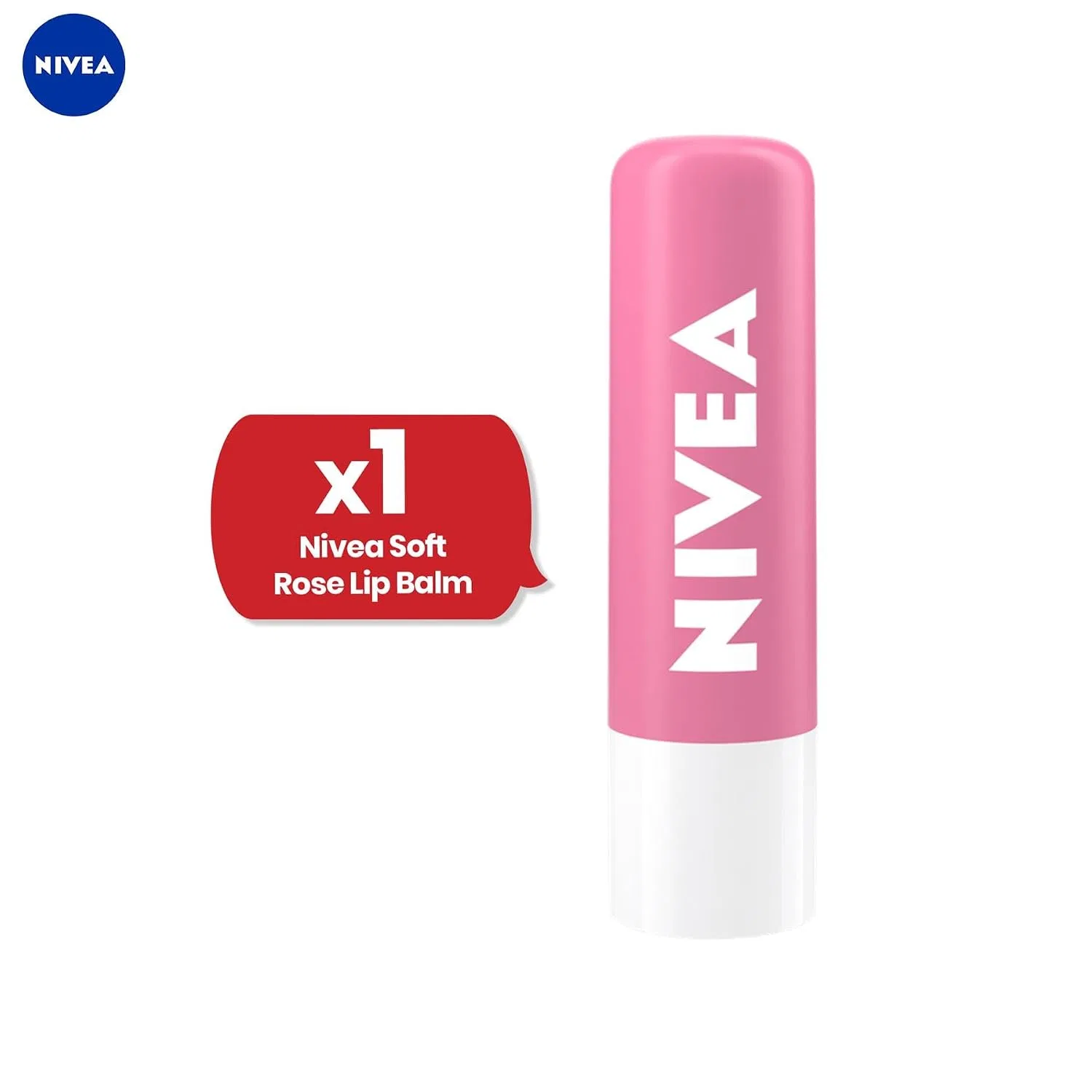 Бальзам для губ с розовым экстрактом NIVEA, 4.8 г, Rose — фото 2