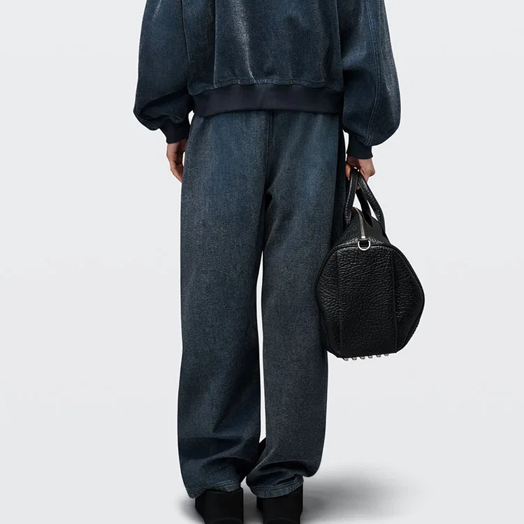 Женские джинсы Ink Blue Alexander Wang, Синий — фото 4
