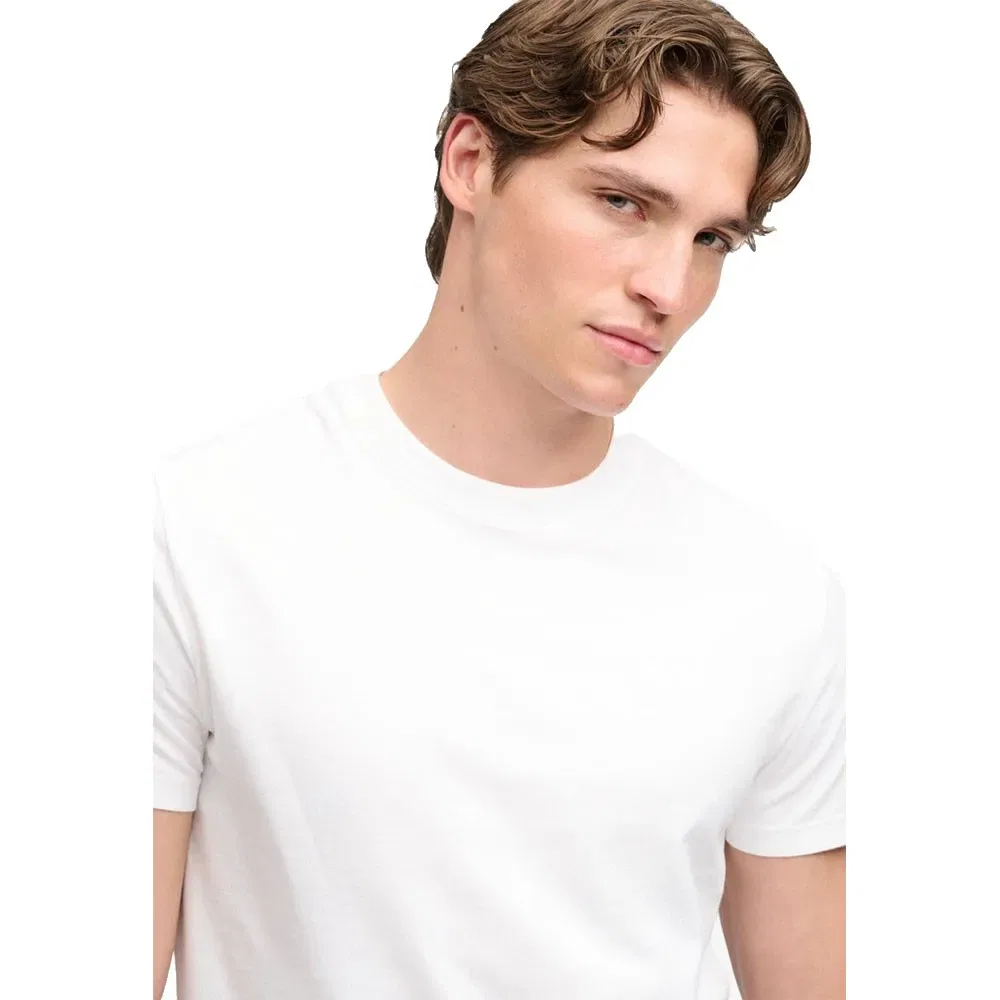 Мужская футболка с коротким рукавом Essential Serif Logo Superdry, White — фото 4