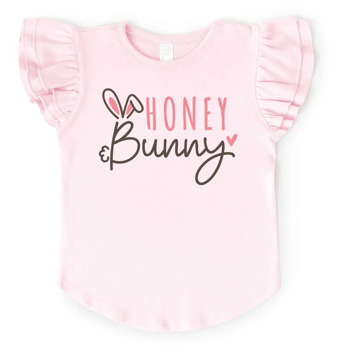 Детская футболка с коротким рукавом Honey Bunny Flutter Sleeve Tee The Juniper Shop, Ballerina