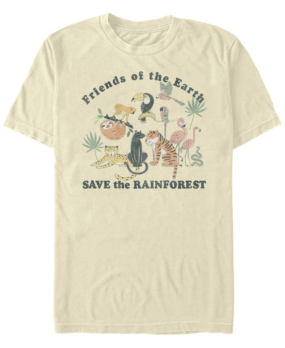 

Мужская футболка с круглым вырезом с короткими рукавами save the rainforest Fifth Sun, Серый, Мужская футболка с круглым вырезом с короткими рукавами save the rainforest Fifth Sun