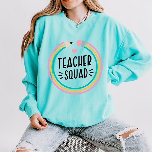 

Teacher squad pencil легкий свитшот с эффектом garment dyed Simply Sage Market, Chalky Mint, Зеленый, Teacher squad pencil легкий свитшот с эффектом garment dyed Simply Sage Market, Chalky Mint
