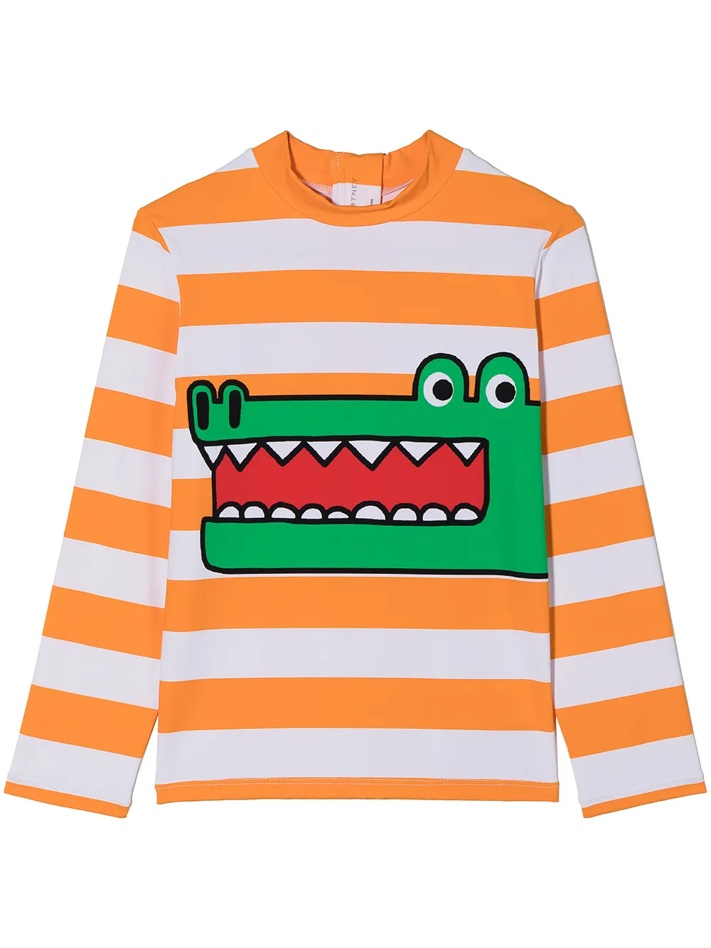 

Плавательный топ с графичным принтом Stella Mccartney Kids, оранжевый