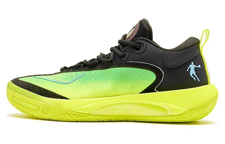 

Баскетбольные кроссовки Wind Blade 4PRO Basketball Shoes Men Low-Top Black/Shiny Yellow Qiaodan