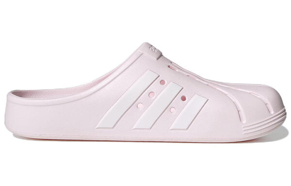 Тапочки adilette clog 'almost pink' Adidas, розовый — фото 3