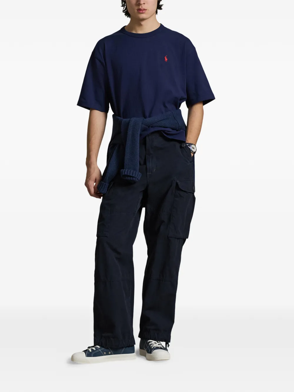 Футболка с короткими рукавами и круглым вырезом Polo Ralph Lauren, синий — фото 2