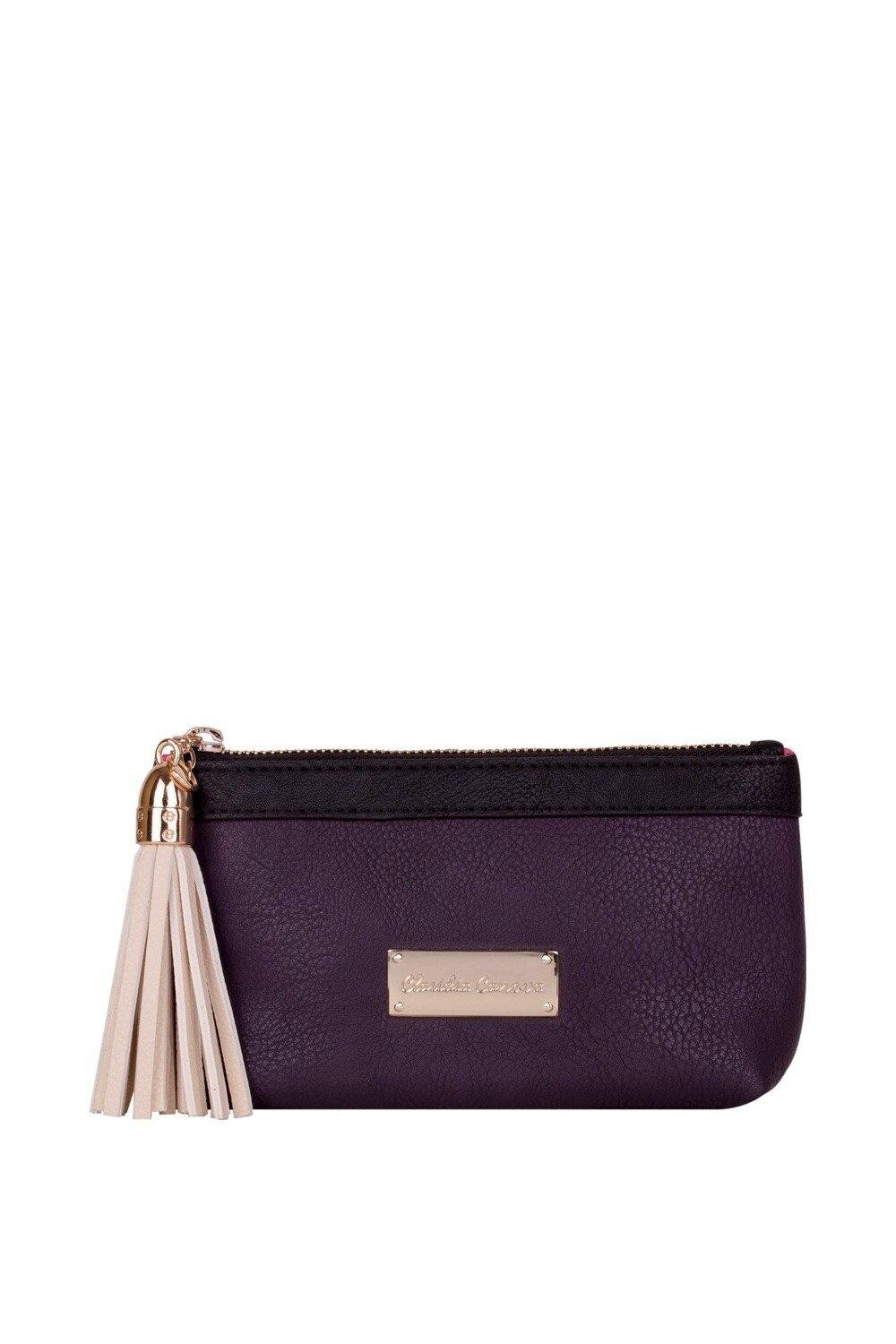 

Сумка-мойка с отделкой Zip Top Tassle Claudia Canova, фиолетовый