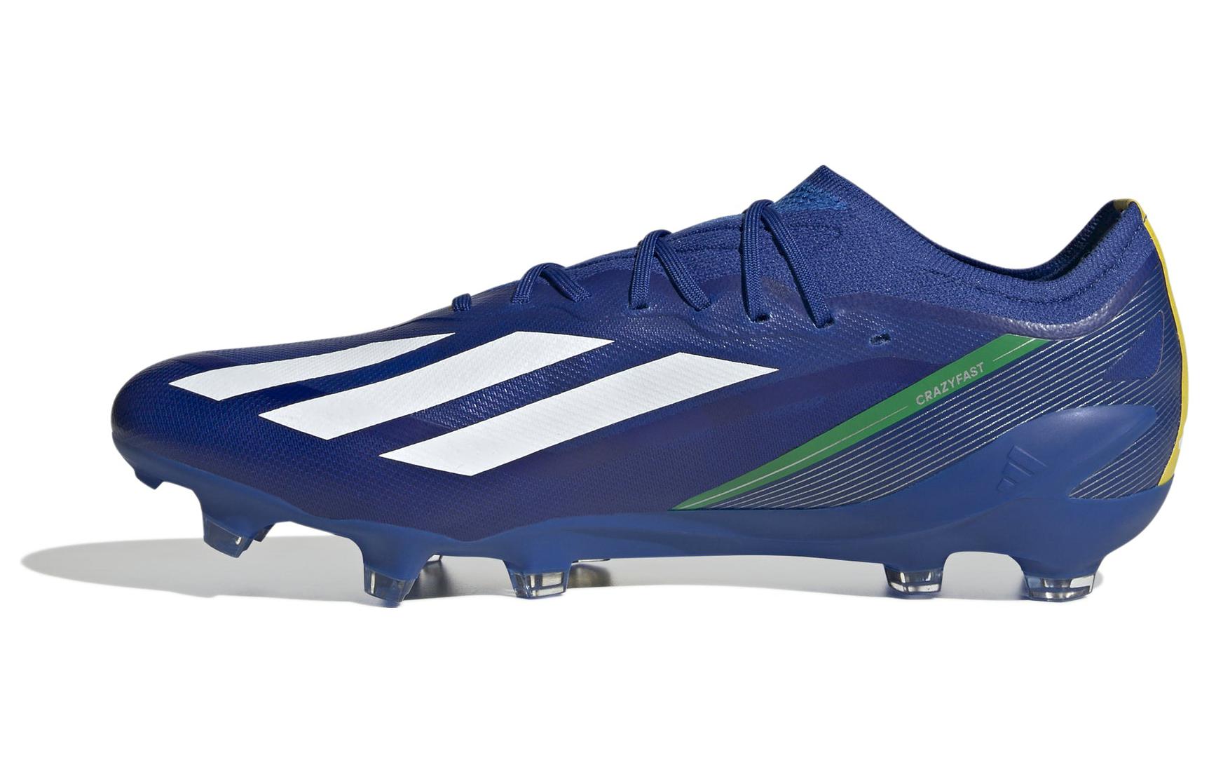 

Adidas Кроссовки Crazyfast.1 Brazil FG в цвете Royal Blue, Cloud White и Yellow с акцентами Blue White, цвет Blue White