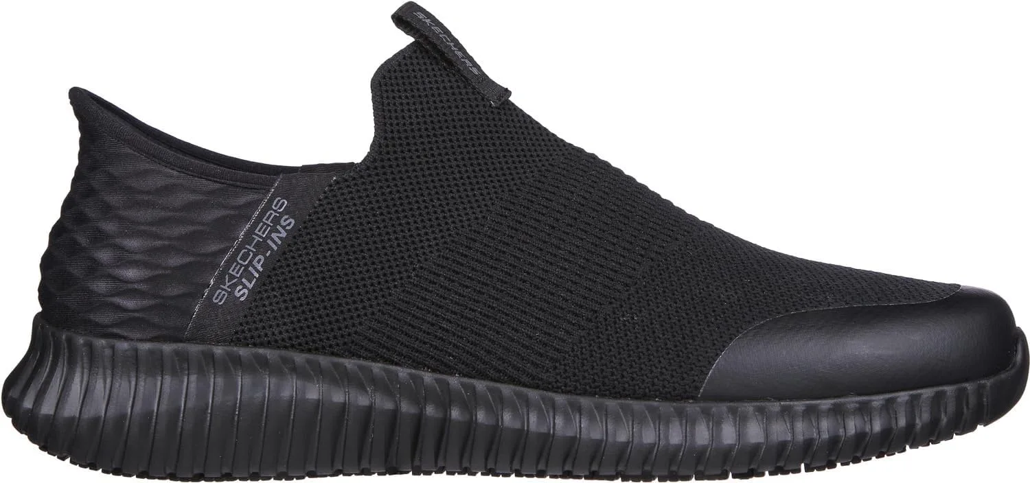 Мужские слипоны Skechers Hands Free Cessnock Rylind SrSneaker, белый/черный — фото 3