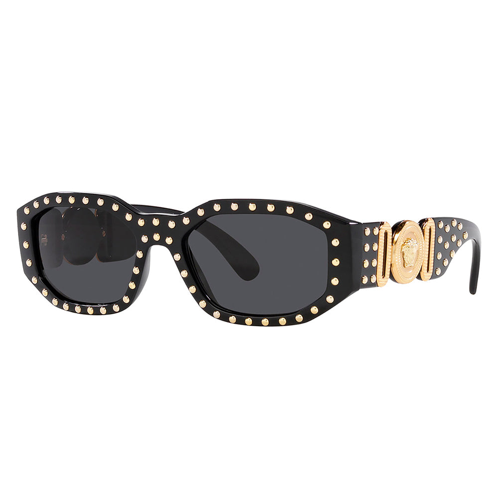 

Versace VE 4361 539787 53 мм унисекс геометрические солнцезащитные очки, черный