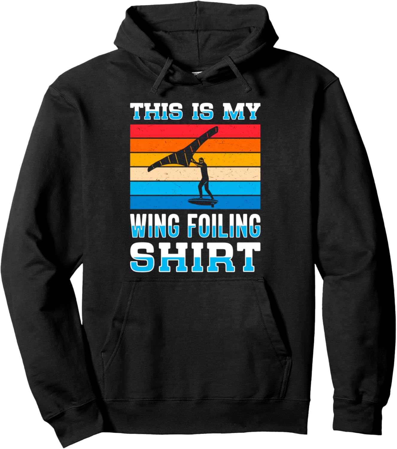 

Худи для вингсерфинга, фойлинга и вингбординга Wing Foiling Shirt, черный