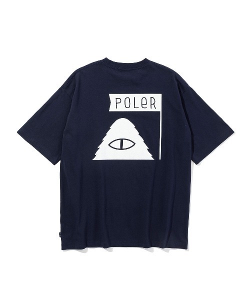 

Футболка свободного кроя с меховым принтом POLeR, песочно-бежевый