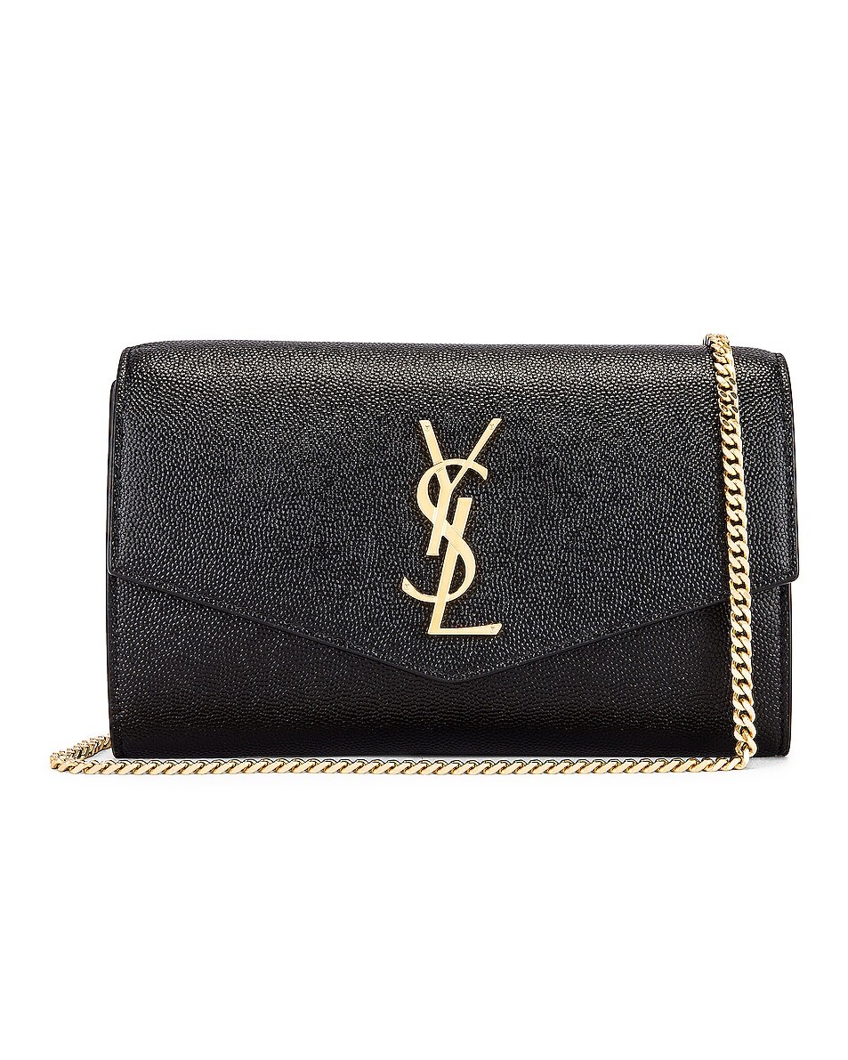 

Сумка Saint Laurent Uptown Flap Chain Wallet, неро