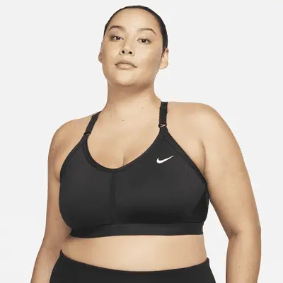 

Спортивный бюстгальтер Nike Indy, цвет Black/Black/Black/White