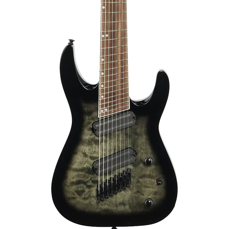 

Электрогитара Jackson X Soloist Arch SLATX8Q Electric Guitar, Transparent Black, 8 String