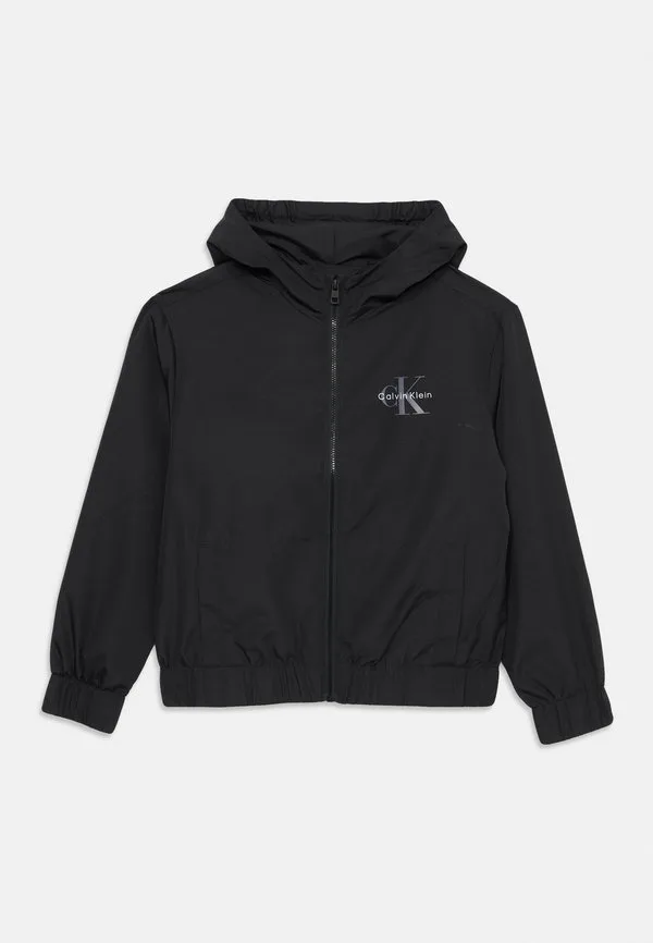 Куртка monologo, базовая модель, летняя куртка унисекс. Calvin Klein Jeans, Black