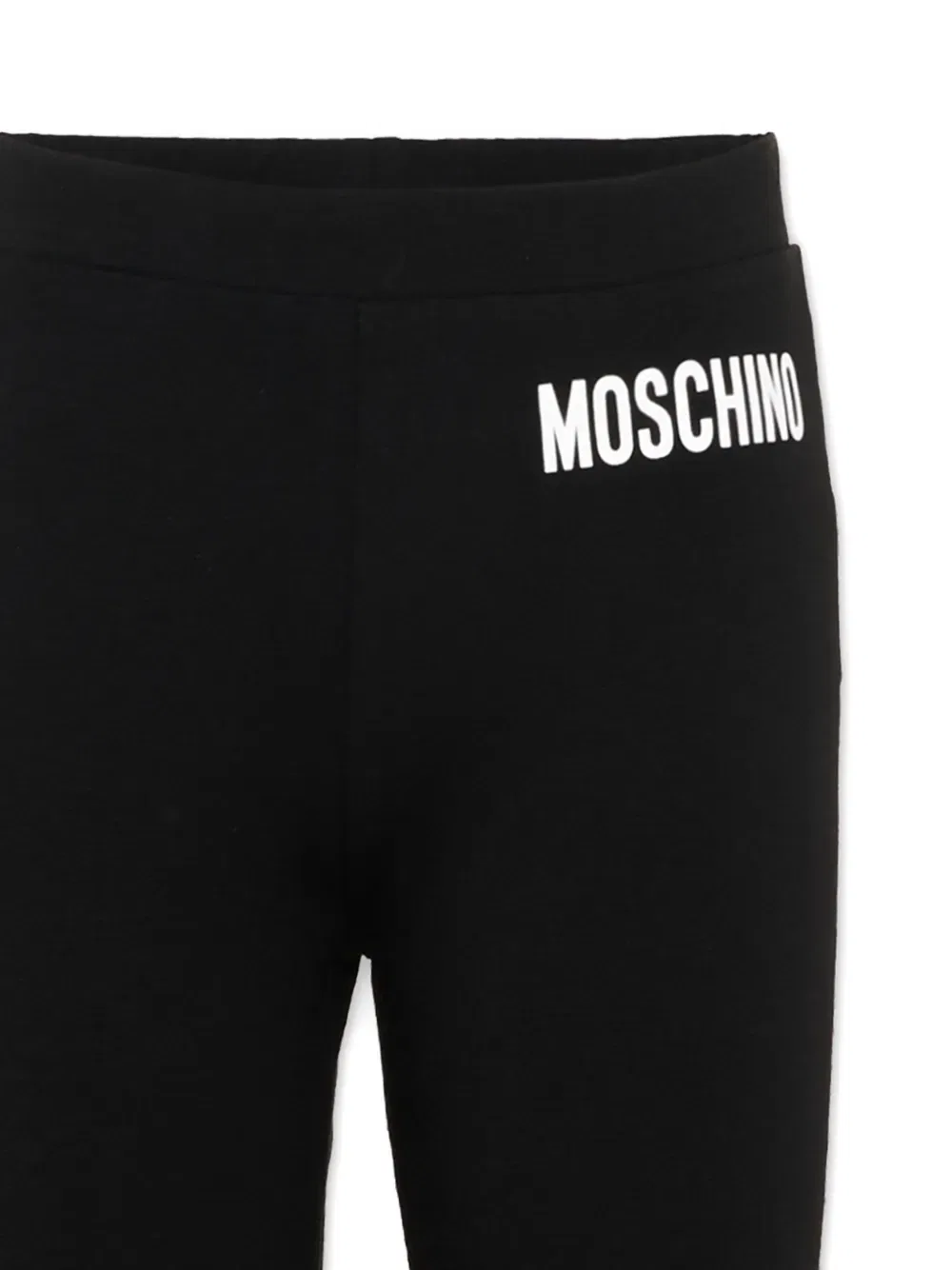 Расклешенные спортивные брюки Moschino Kids, черный — фото 3