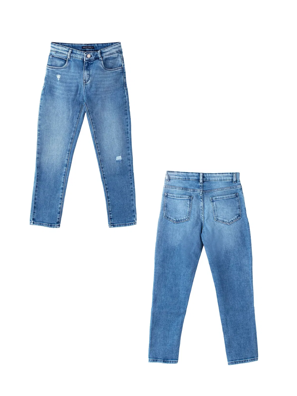 Узкие джинсы Solang, Dark Blue — фото 3