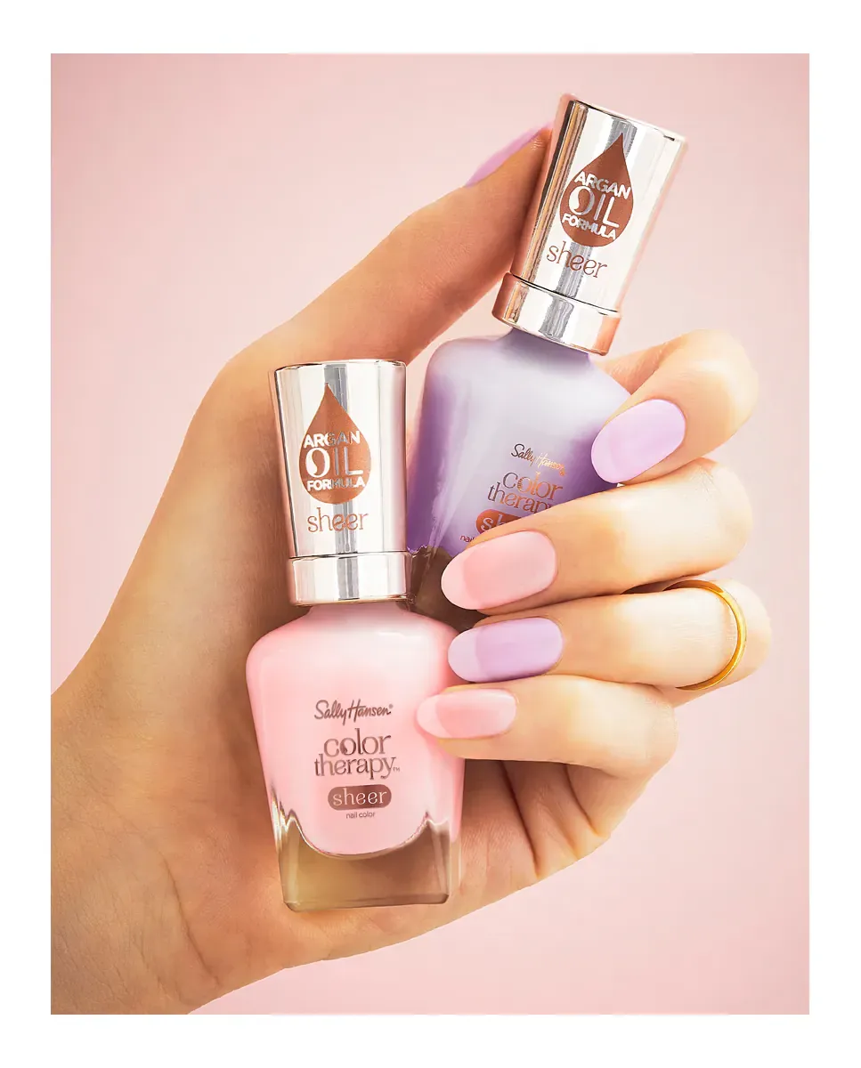 Лак для ногтей Color Therapy Sally Hansen, 220 Rosy Quartz — фото 4