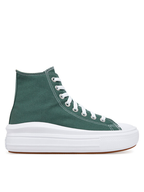 Тканевые кроссовки Chuck Taylor All Star Move Platform A10664C Converse, зеленый