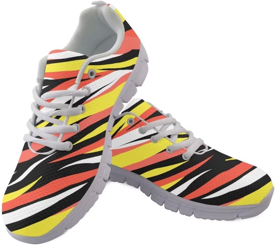 

Повседневные слипоны AmzPrint для мужчин с модной сеткой, белой подошвой и принтом «шипа» для ходьбы, размер 9