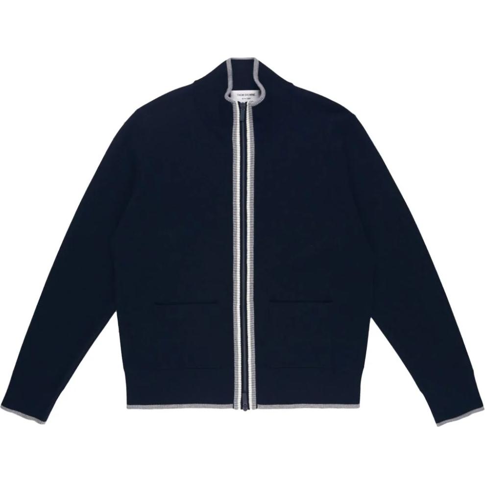 

Застёгивающийся на молнию кардиган THOM BROWNE, синий