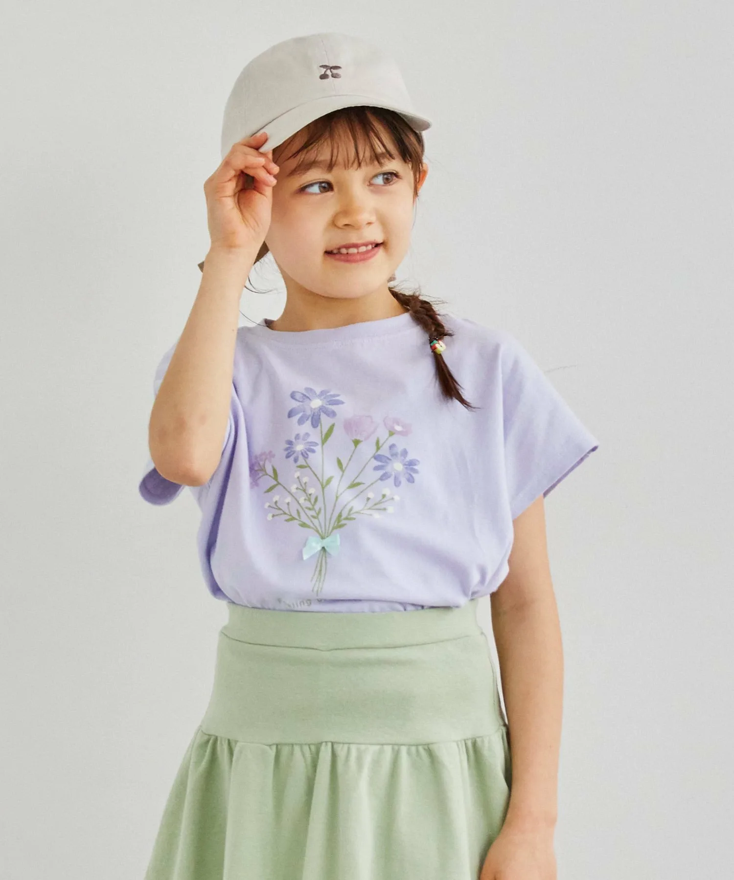 Футболка с цветочным принтом Ever Closet, Lavender
