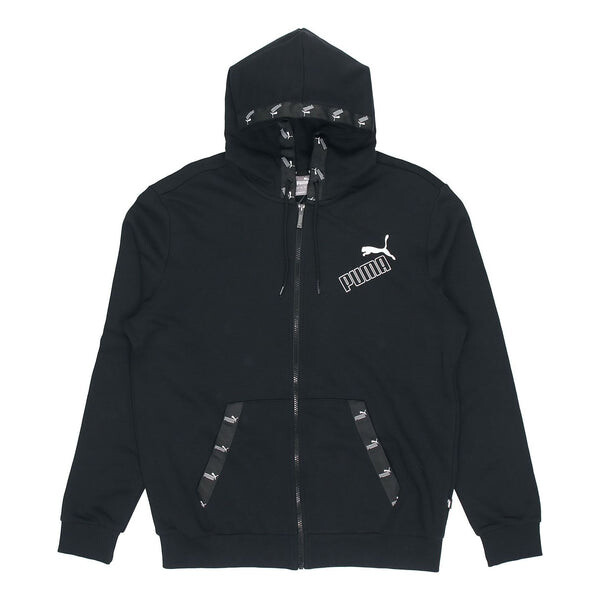 

Куртка sports casual hooded windbreaker black Puma, черный