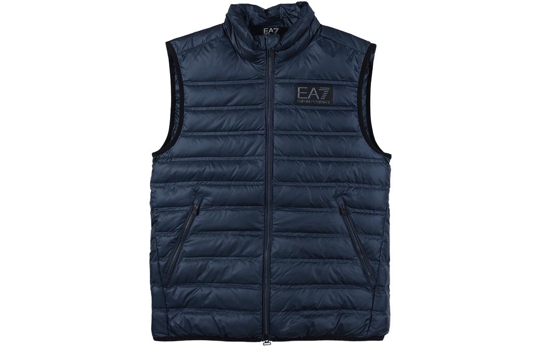 

Синий жилет EA7 для мужчин EMPORIO ARMANI