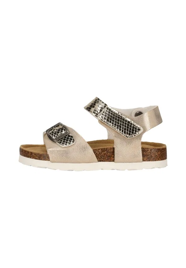 Детские сандалии avila золотистого цвета Zigzag, Gold-Coloured