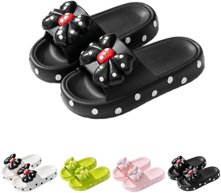 

Тапочки Zesenko для женщин, милые домашние шлепанцы, стильные, противоскользящие для дома и улицы, с открытым носком, мужские душевые тапочки, черный