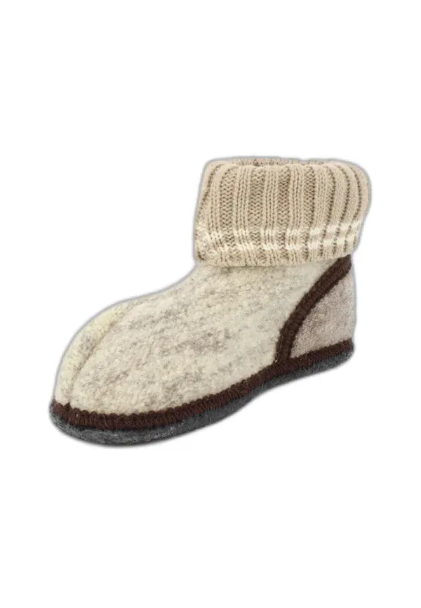 Тапочки Warmfutter oetz slippers Beck, бежевый — фото 3