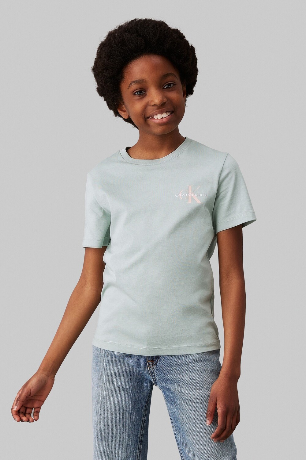 

Футболка с короткими рукавами на груди Calvin Klein, зеленый