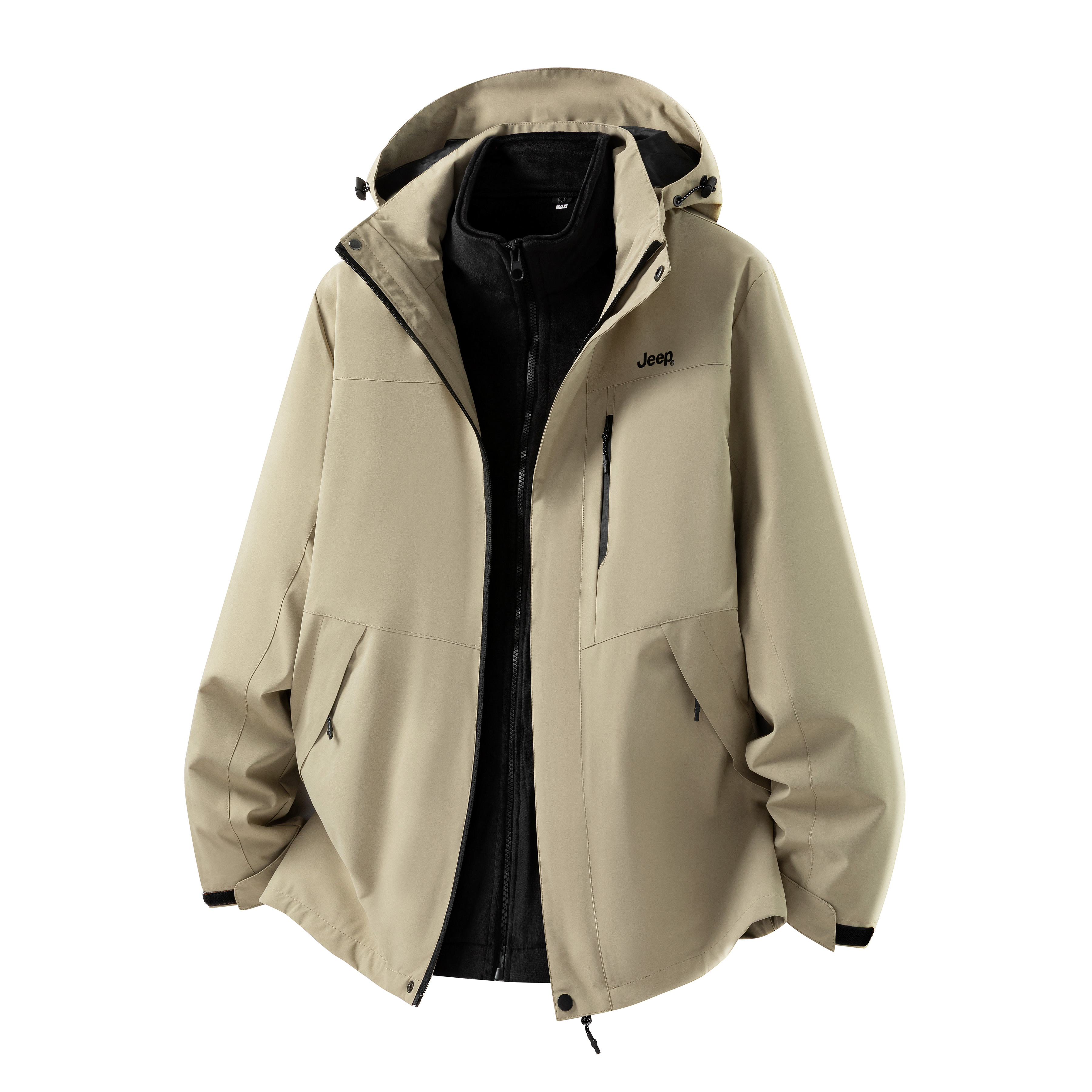 

Jeep Куртка из коллекции Leisure Unisex, Khaki (Fleece Liner+Shell Clothing Sets)