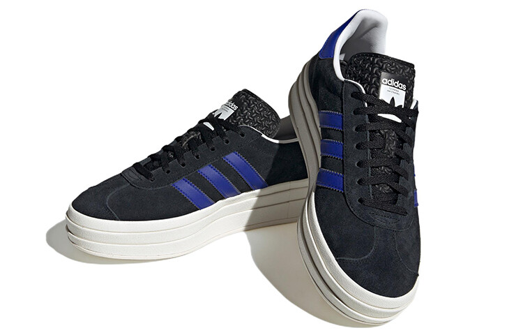 Кроссовки Adidas originals Gazelle Bold, черный/синий — фото 4