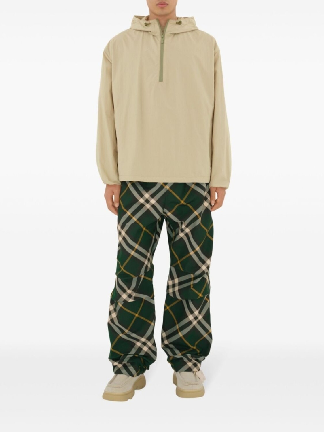 Ветровка Burberry Nylon Pullover, унисекс, бежевый — фото 2