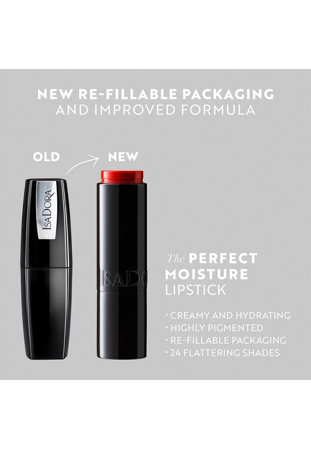 

Помада Perfect Moisture Lipstick IsaDora, 56 розового дерева