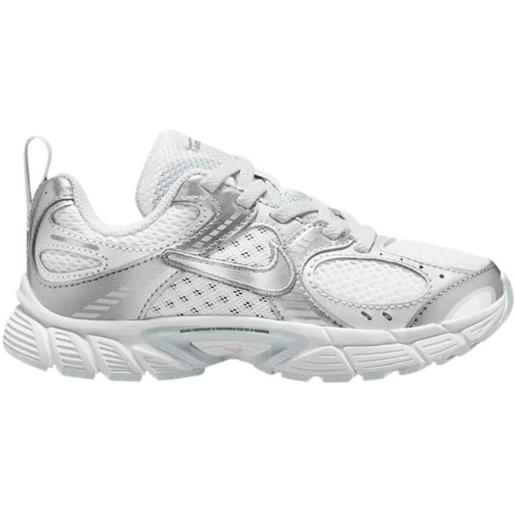 Детские кроссовки V5 RNR с низким верхом, устойчивые к истиранию Nike, серебряный — фото 3