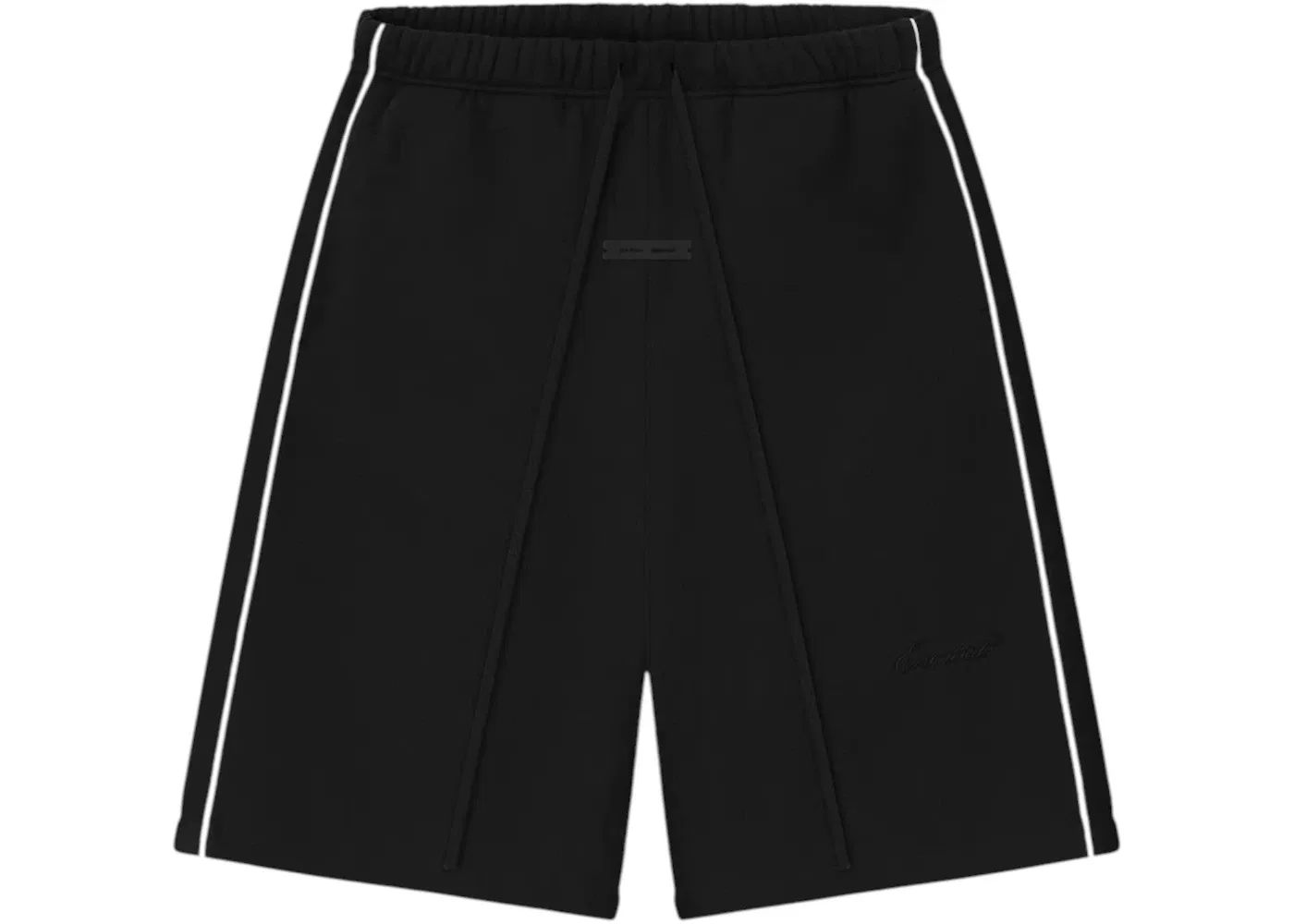 Мужские шорты свободного кроя с принтом Sweatshort Fear of God, Jet Black / Cloud White