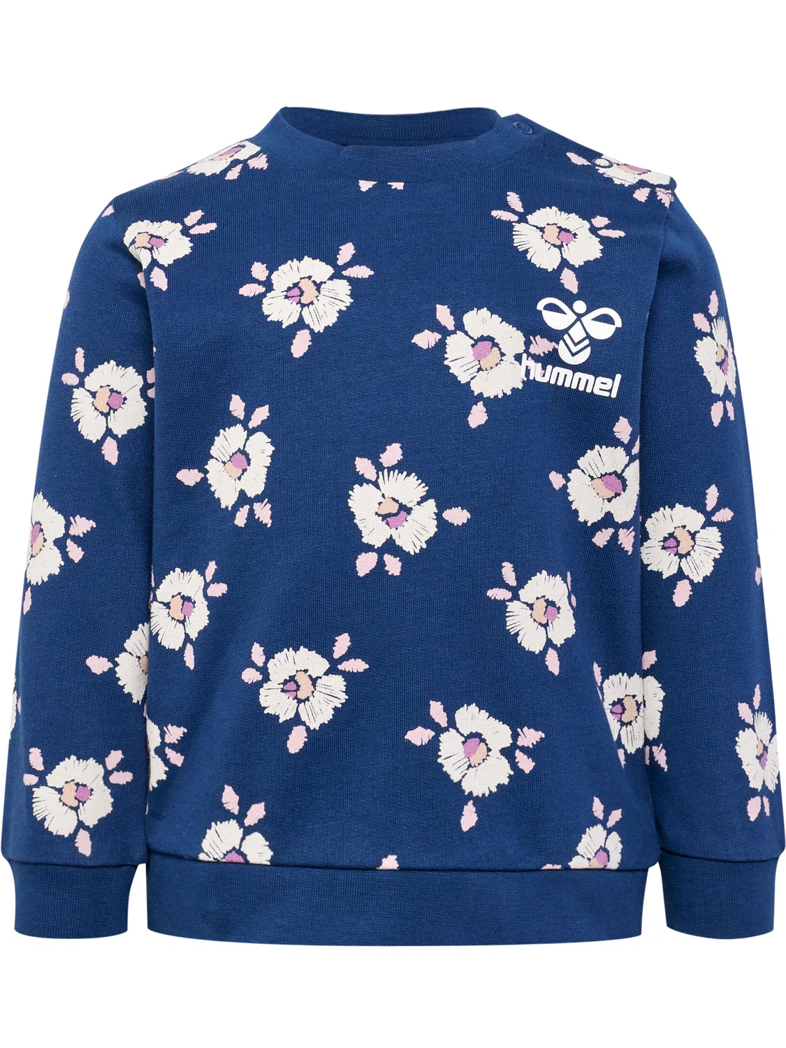 Детский свитшот с принтом Hmlbloom Hummel, Blau