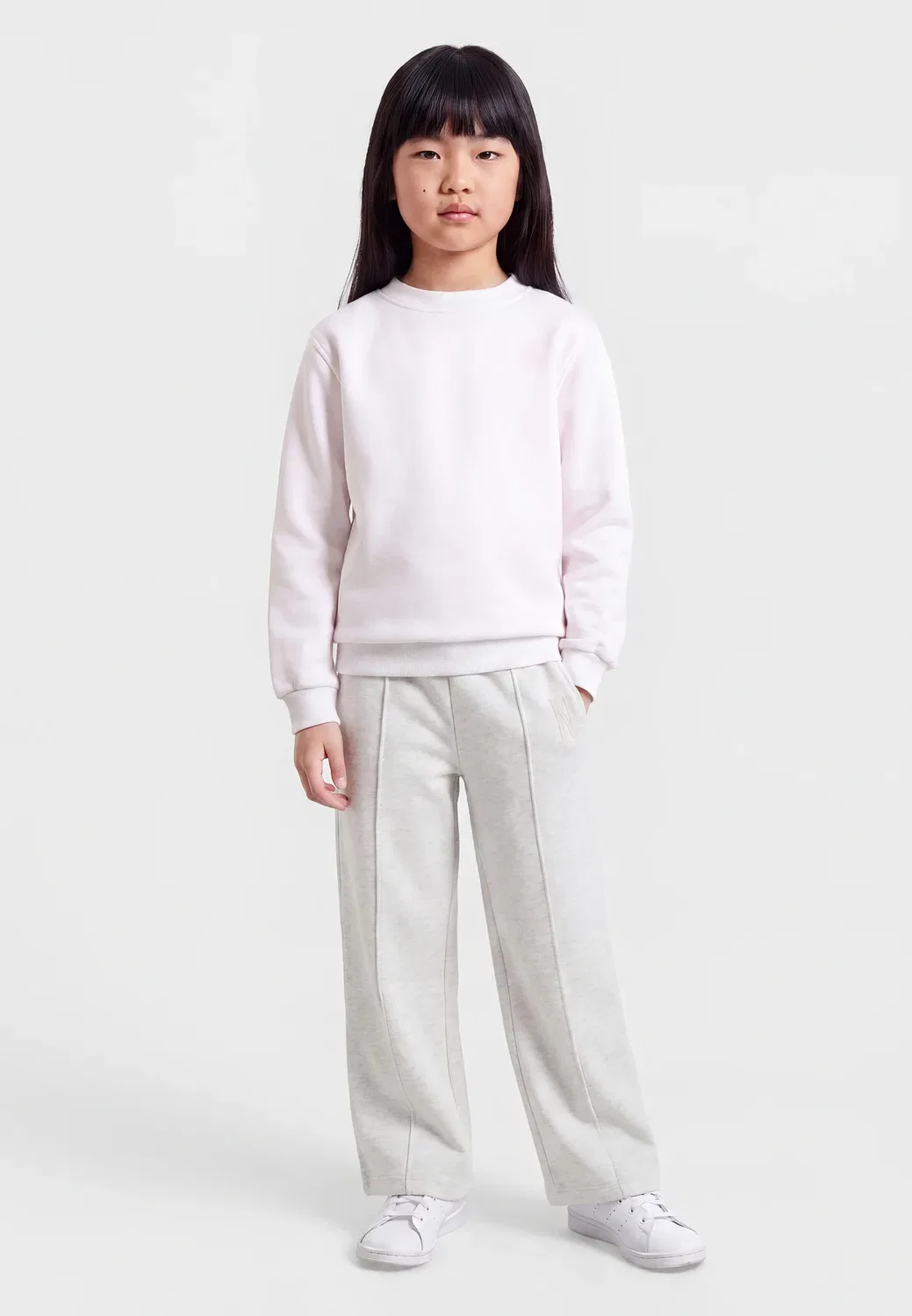 Брюки Nkfnillina - спортивные штаны Name It, Light Grey Melange
