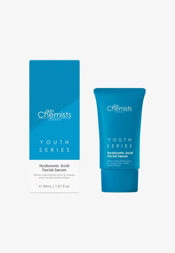 Сыворотка для лица с гиалуроновой кислотой Hyaluronic acid facial serum Skin Chemists, transparent 30 мл, прозрачный — фото 2
